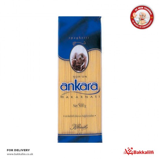 Nuhun Ankara 500 Gr Spagetti Makarna - 8690576029004 - BAKKALIM UK