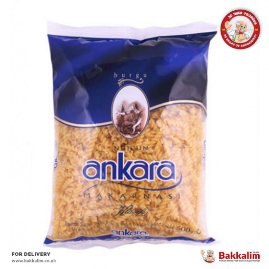 Nuhun Ankara 500 Gr Twisted Pasta - 8690576029172 - BAKKALIM UK