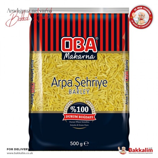 Oba Arpa Sehriye Barley 400 G - 506057402641 - BAKKALIM UK