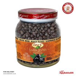 Oncu 1000 Gr 2XS Natural Black Olives 