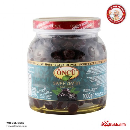 Öncü 1000 Gr S Doğal Siyah Zeytin - 8693891402033 - BAKKALIM UK