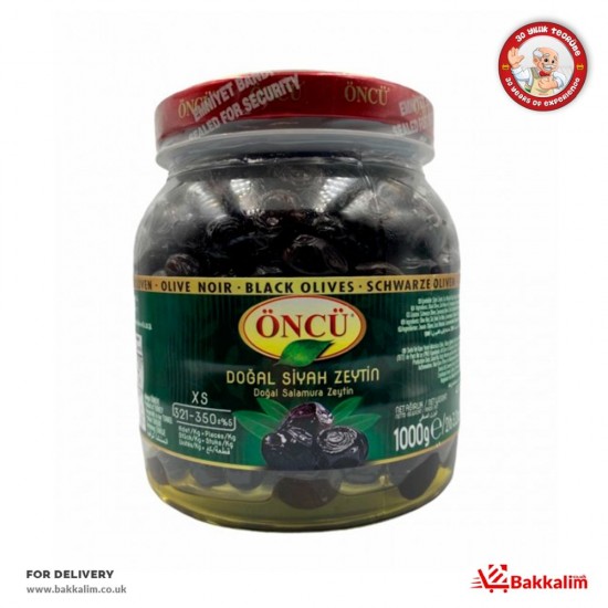 Oncu 1000 Gr XS Black Olives - 8693891402040 - BAKKALIM UK