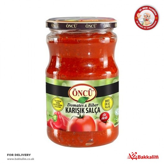 Oncu  700 Gr Mixed Tomato And Mild Pepper And Hot Pepper Mixed Paste - 8693891700900 - BAKKALIM UK