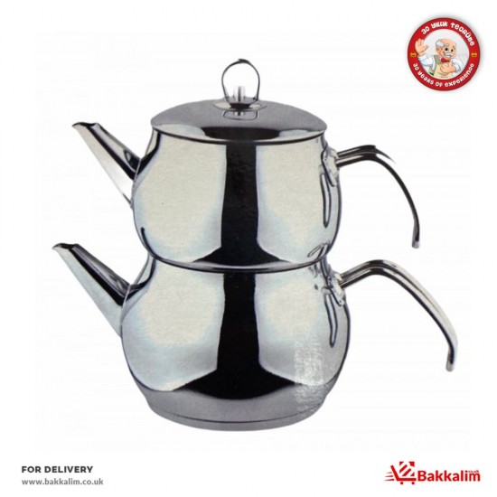 Ossa Medium Turkish Tea Pot With Metal Handle - 8697443240951 - BAKKALIM UK