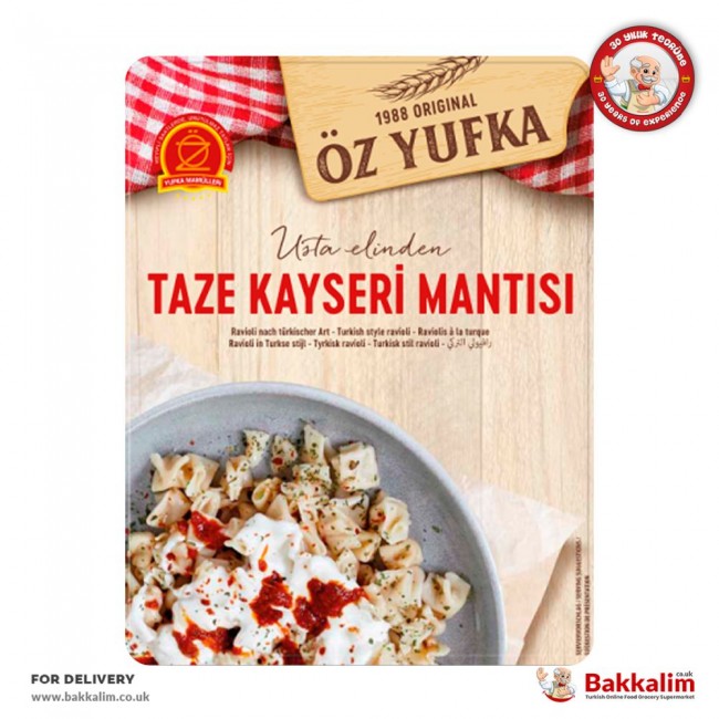 Oz Yufka 500 Gr Fresh Kayseri Style Ravioli