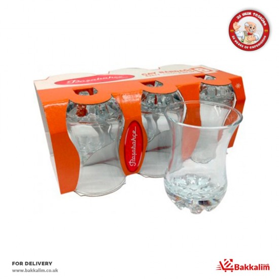 Pasabahce 6 Pcs  Turkish Tea Glasses - 8693357009165 - BAKKALIM UK