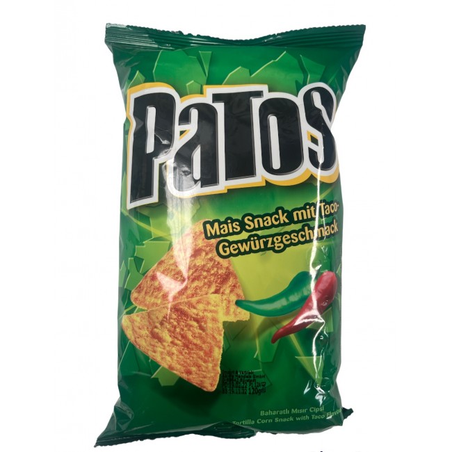 Patos Taco Flavour Crisps 120g