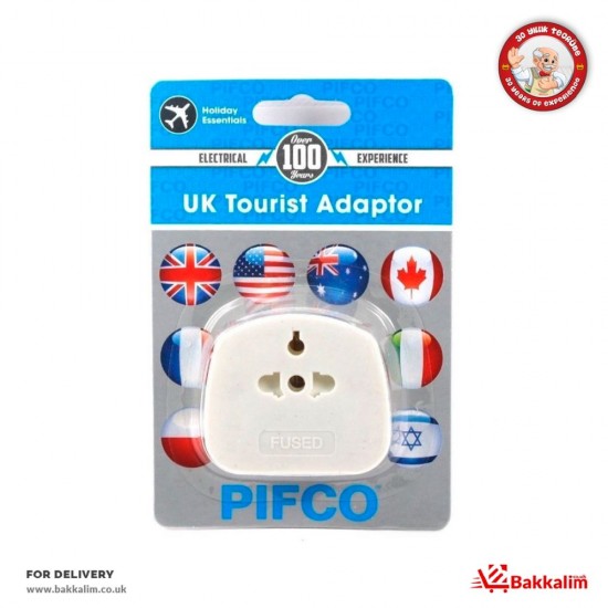 Pifco Uk Tourist Adaptor - 5024996704440 - BAKKALIM UK