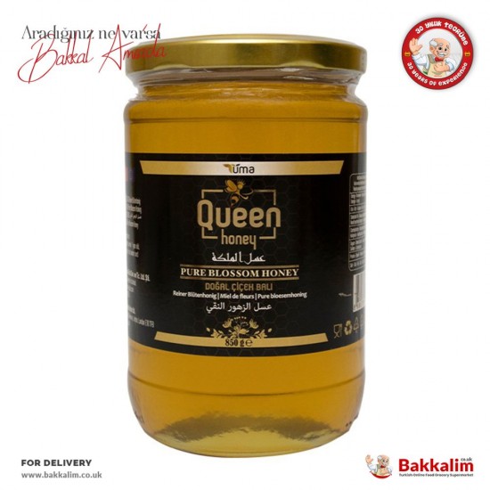 Queen Honey Doğal Çiçek Balı 850 Gr - 8680789521655 - BAKKALIM UK