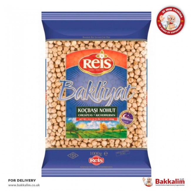 Reis 1000 Gr Dried Chickpeas 9mm Reis 1000 Gr Dried Chickpeas 9mm