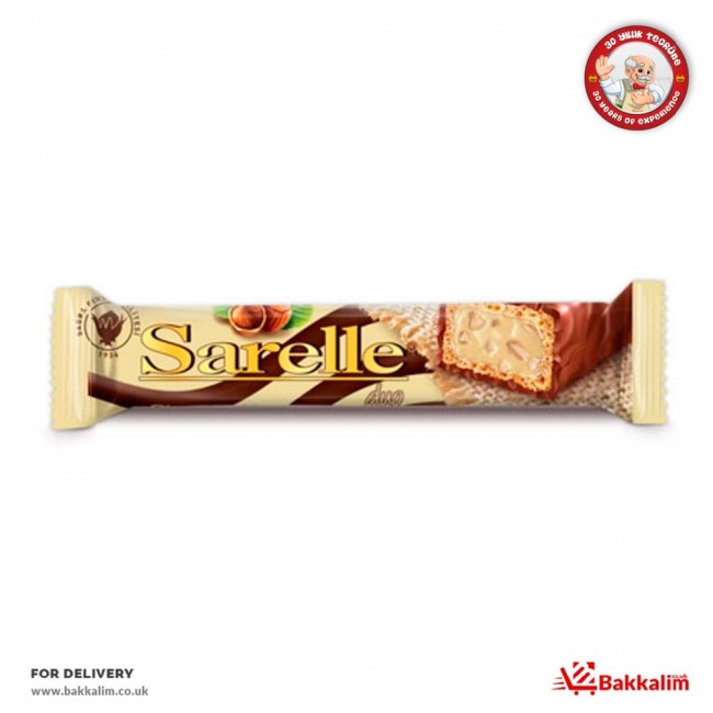 Sarelle 33 Gr Hazelnut And Hazelnut Cream Filled Wafer, BAKKALIM UK Sarelle 33 Gr Hazelnut And Hazelnut Cream Filled Wafer