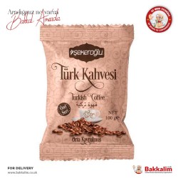 Sekeroglu 100 Gr Turkish Coffee Medium Roasted