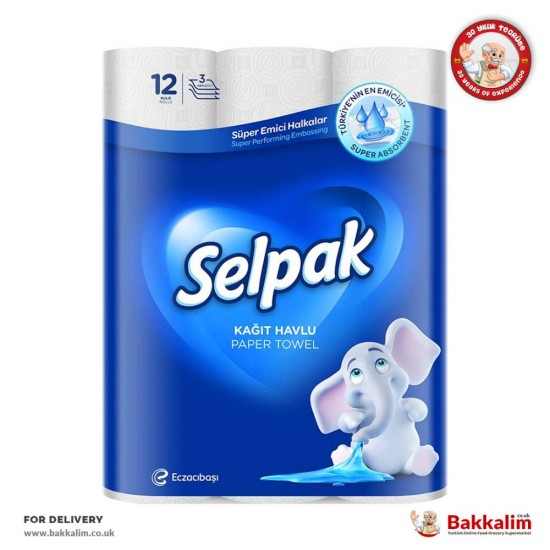 Selpak 12li Kağıt Havlu - 8690530125001 - BAKKALIM UK