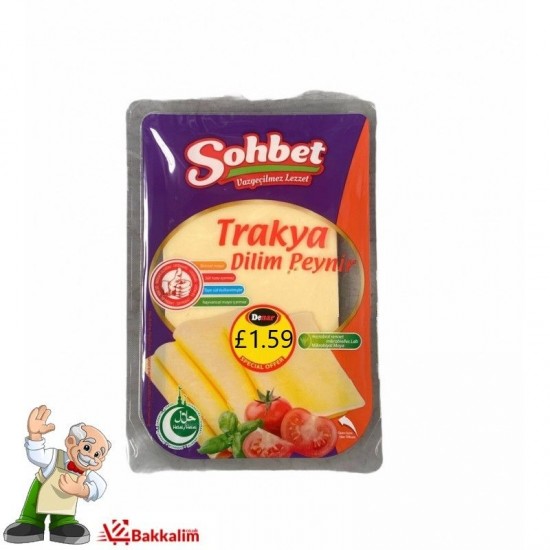 Sohbet Thracian Sliced Cheese 150 G - 4260193518621 - BAKKALIM UK