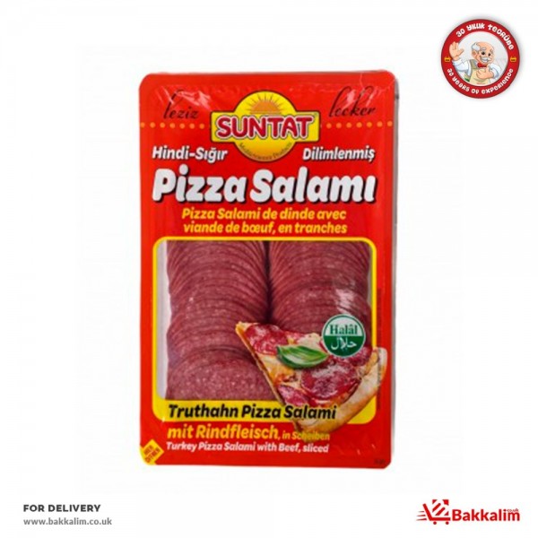 Suntat 200 Gr Sliced Turkey Pizza Salami With Beef 