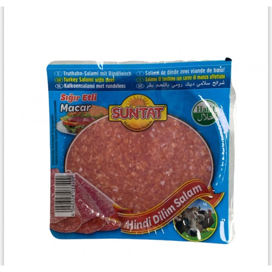 Suntat Turkey And Beef Salami 200g - 4040328033409 - BAKKALIM UK