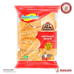 SuperFresh 300 Gr Mini Baguettes Bread 8 Pcs