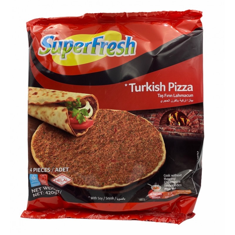 SuperFresh Turkish Pizza 4pcs