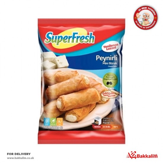 Superfresh 500 Gr Peynirli Mini Börek - 8690612502959 - BAKKALIM UK