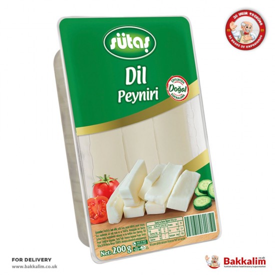 Sütaş 200 Gr Dil Peyniri - 8681324006569 - BAKKALIM UK