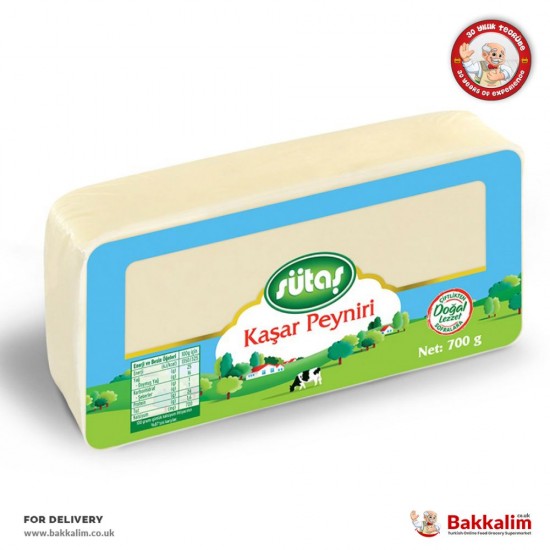 Sutas Kashkaval Cheese 700 G - 8690767674655 - BAKKALIM UK