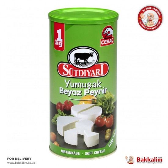 Sutdiyari 1000 Gr Soft White Feta Cheese 55 Fat - 5701638145150 - BAKKALIM UK