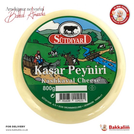 Sütdiyarı Kaşar Peyniri 800 Gr - 5701638114125 - BAKKALIM UK