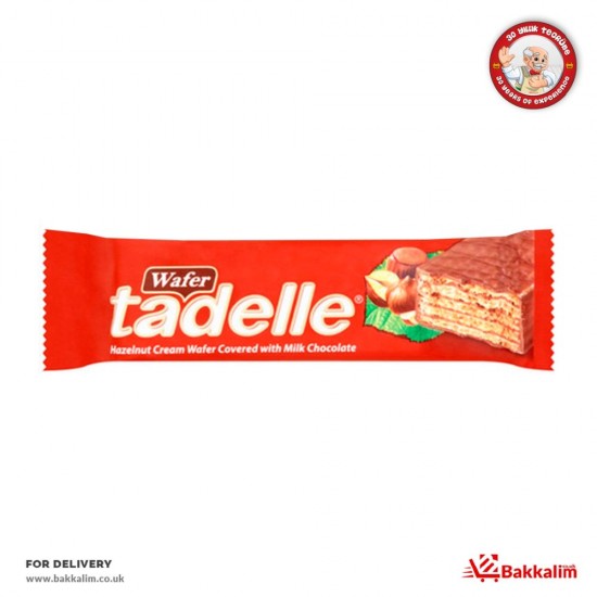 Tadelle 35 Gr Hazelnut Flavoured Chocolate Wafer - 8690550914838 - BAKKALIM UK