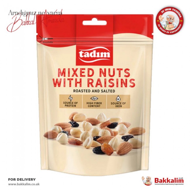 Tadim 175 Gr Mixed Nuts With Raisins Tadim 175 Gr Mixed Nuts With Raisins