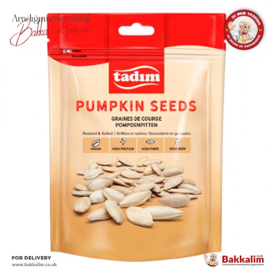 Tadim 180 Gr Pumpkin Seeds Roasted Salted - 4056546131056 - BAKKALIM UK
