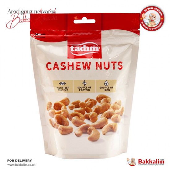 Tadim Salted And Roasted Cashew Nuts 150 Gr - 4056546221047 - BAKKALIM UK