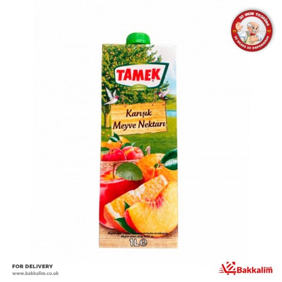 Tamek 1000 Ml Mixed Fruit Nectar - 8690575871413 - BAKKALIM UK