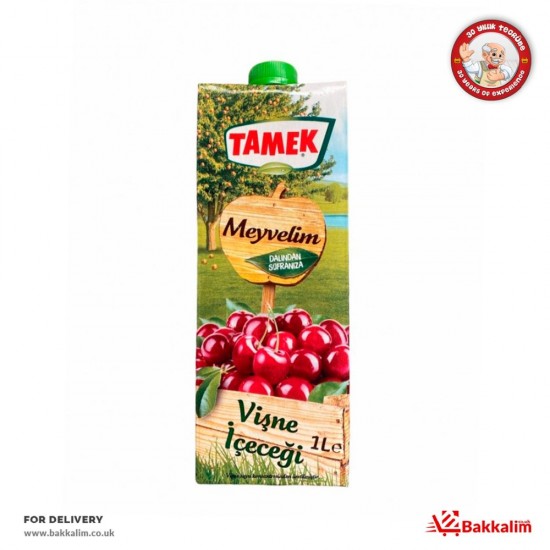 Tamek 1000 Ml Sour Cherry Drink - 8690575870829 - BAKKALIM UK