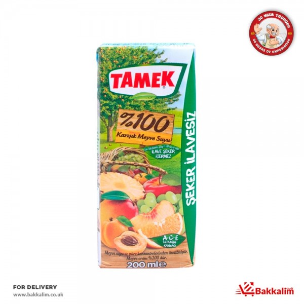 Tamek 200 Ml Mix Fruit Juice 