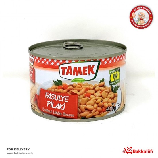 Tamek 400 Gr Cooked White Beans - 8690575044312 - BAKKALIM UK
