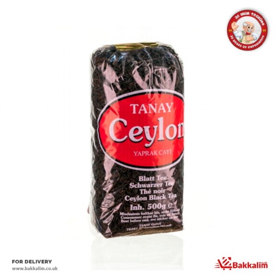 Tanay  500 Gr Ceylon Black Tea - 4032489010108 - BAKKALIM UK
