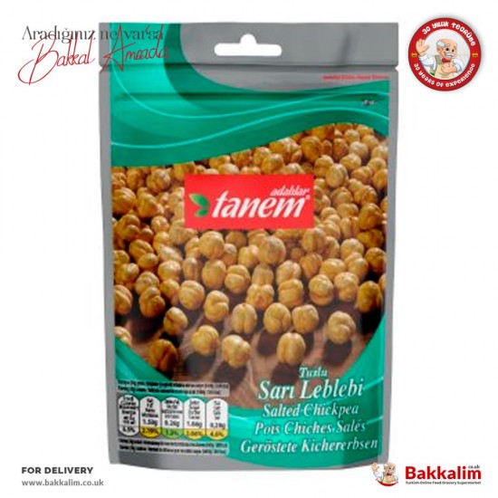 Tanem 150 G Yellow Chickpeas Salted And Roasted - 8697420102227 - BAKKALIM UK