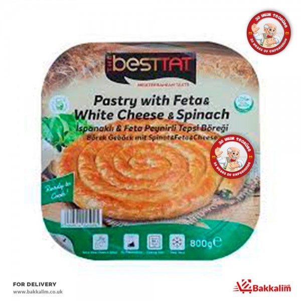 The Besttat 800 Gr Pastry With Feta And White Cheese And Spinach 