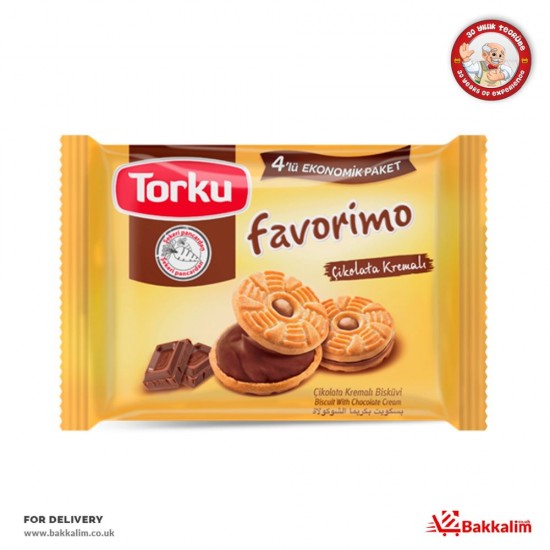 Torku 244 Gr 4 Pcs Biscuit With Chocolate Cream - 8690120047911 - BAKKALIM UK