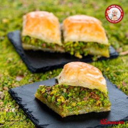 Traditional 500 Gr Turkish Special Pistachio Baklava 