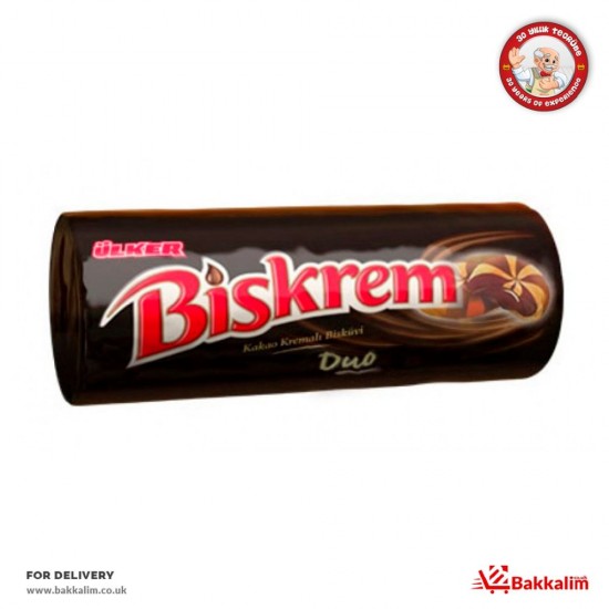 Ulker 130 Gr Biskrem Duo With Cocoa Cream Filling - 8690504115052 - BAKKALIM UK