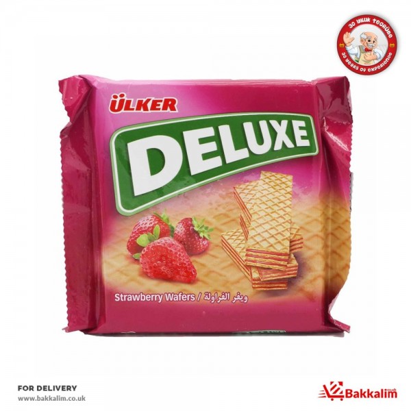 Ulker 40 Gr Deluxe Wafers With Strawberry Cream