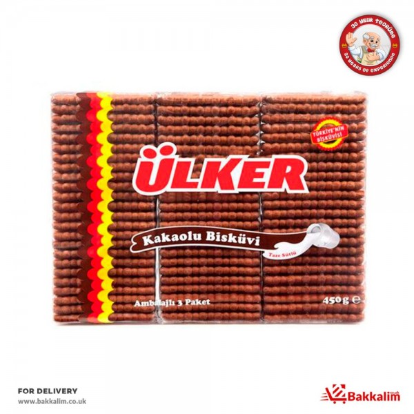 Ulker 450 Gr 3 Pcs  Biscuits With Cocoa 