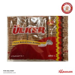 Ulker 450 Gr 3 Pcs Twice Baked Petit Beurre Biscuit 