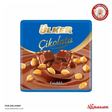 Ulker 80 Gr Milk Chocolate Bar With Nuts