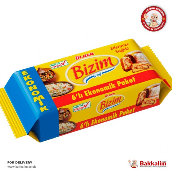 Ülker Bizim Margarin 3 Adet 250 Gr Ekonomik Paket - 8691375674549 - BAKKALIM UK