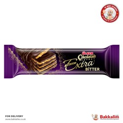 Ulker Cikolatali Gofret 45 Gr Extra Bitter Chocolate Wafer