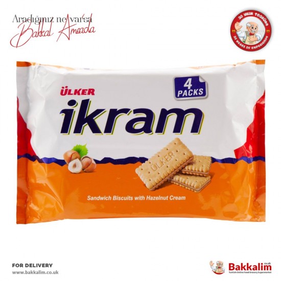 Ülker İkram Fındıklı Dörtlü Paket 336 Gr - 8690504107859 - BAKKALIM UK