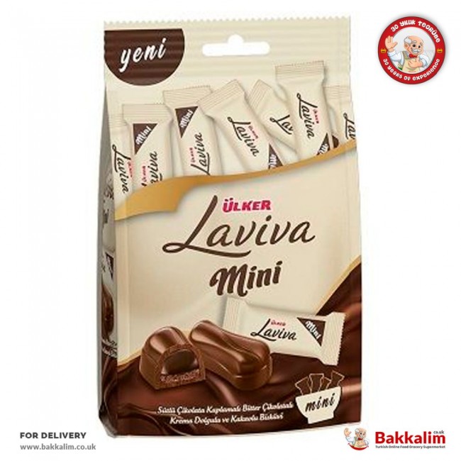 Ulker Laviva 83 Gr Mini Milky And Bitter Chocolate Bar