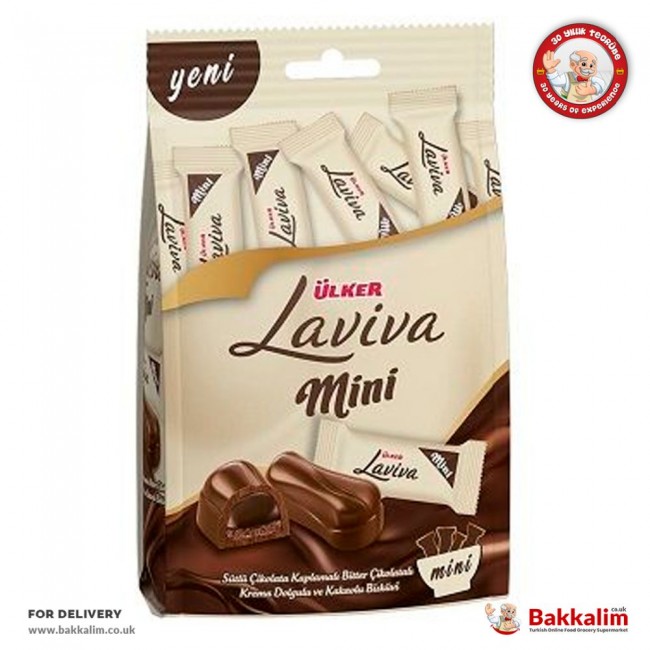 Ulker Laviva 83 Gr Mini Milky And Bitter Chocolate Bar Ulker Laviva 83 Gr Mini Milky And Bitter Chocolate Bar